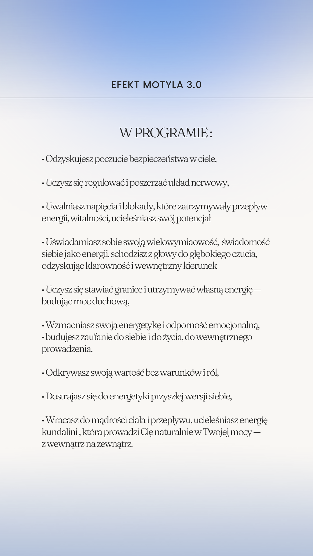 EFEKT MOTYLA- SREBRNY MOTYL - obrazek 7