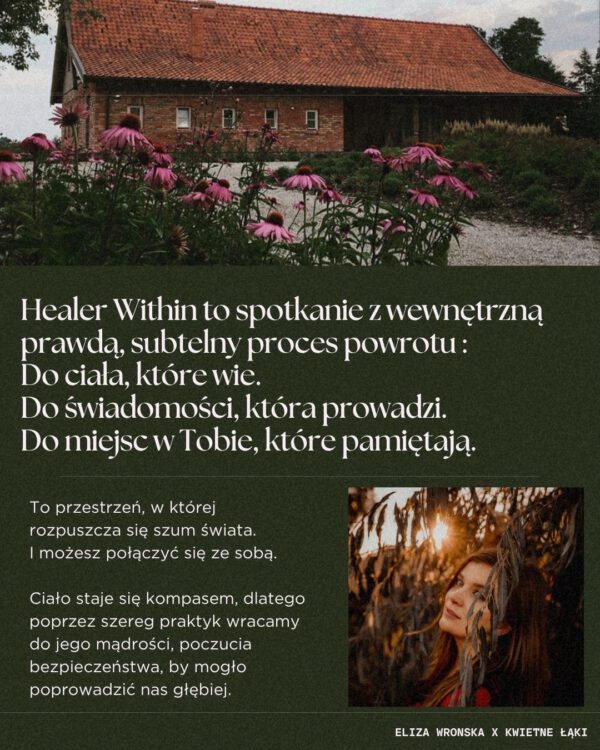 HEALER WITHIN Transformujący wyjazd dla kobiet (Semi-private) ZALICZKA - obrazek 3