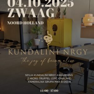 Kundalini Nrgy Awakening (opcja micro truffel) 04.10.2025 (Zwaag)