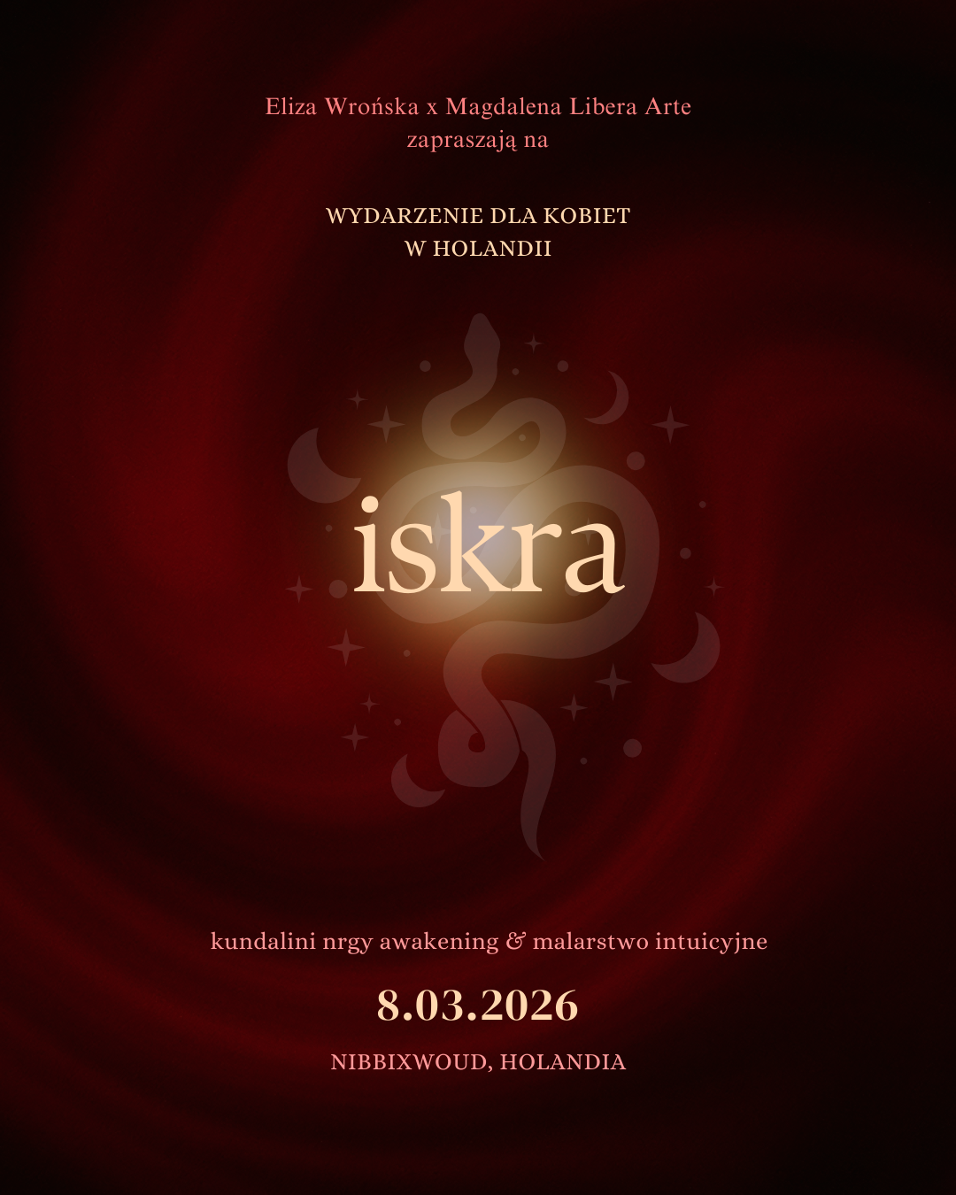 ISKRA - Dzień Kobiet dla Polek w Holandii: Kundalini nrgy awakening & Intuicyjne Malarstwo